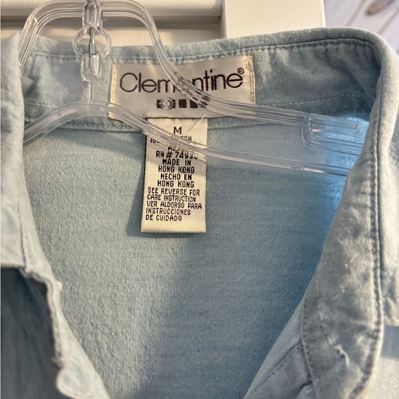 Vintage Hand Embroidered Button up - Picture 3 of 4